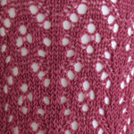Crochet Over The Knee rose pink tabbisocks
