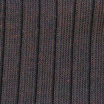 Luxe ribbed knee high brown tabbisocks